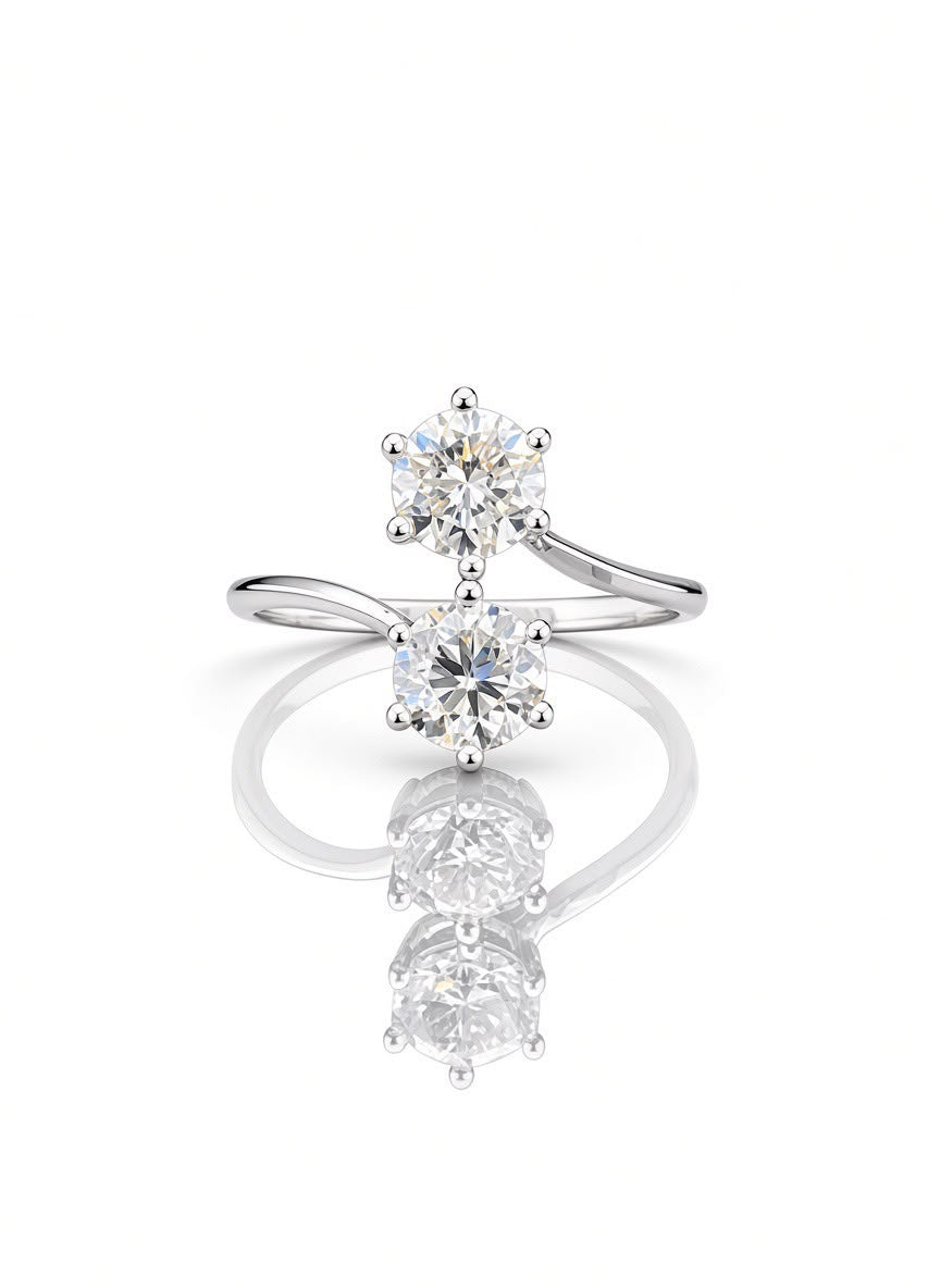 Double Diamond Ring